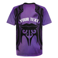 Personalised New Zealand Suffrage Day Rugby Jersey Maori Tattoo Galaxy Vibe - Polynesian Pride