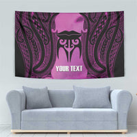 Personalised Moko Kauae New Zealand Tapestry Maori Chin Tattoo Pink - Polynesian Pride