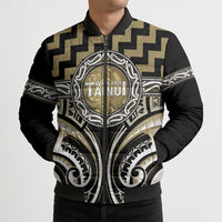 Aotearoa Waikato Tainui Personalised Bomber Puffer Jacket Maori Iwi Poutama Puhoro Tattoo LT14 - Polynesian Pride