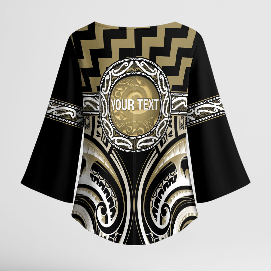 Aotearoa Waikato Tainui Personalised Kimono Sleeve Blouse Maori Iwi Poutama Puhoro Tattoo LT14 - Polynesian Pride