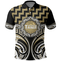 Aotearoa Waikato Tainui Personalised Polo Shirt Maori Iwi Poutama Puhoro Tattoo LT14 Old Yellow - Polynesian Pride