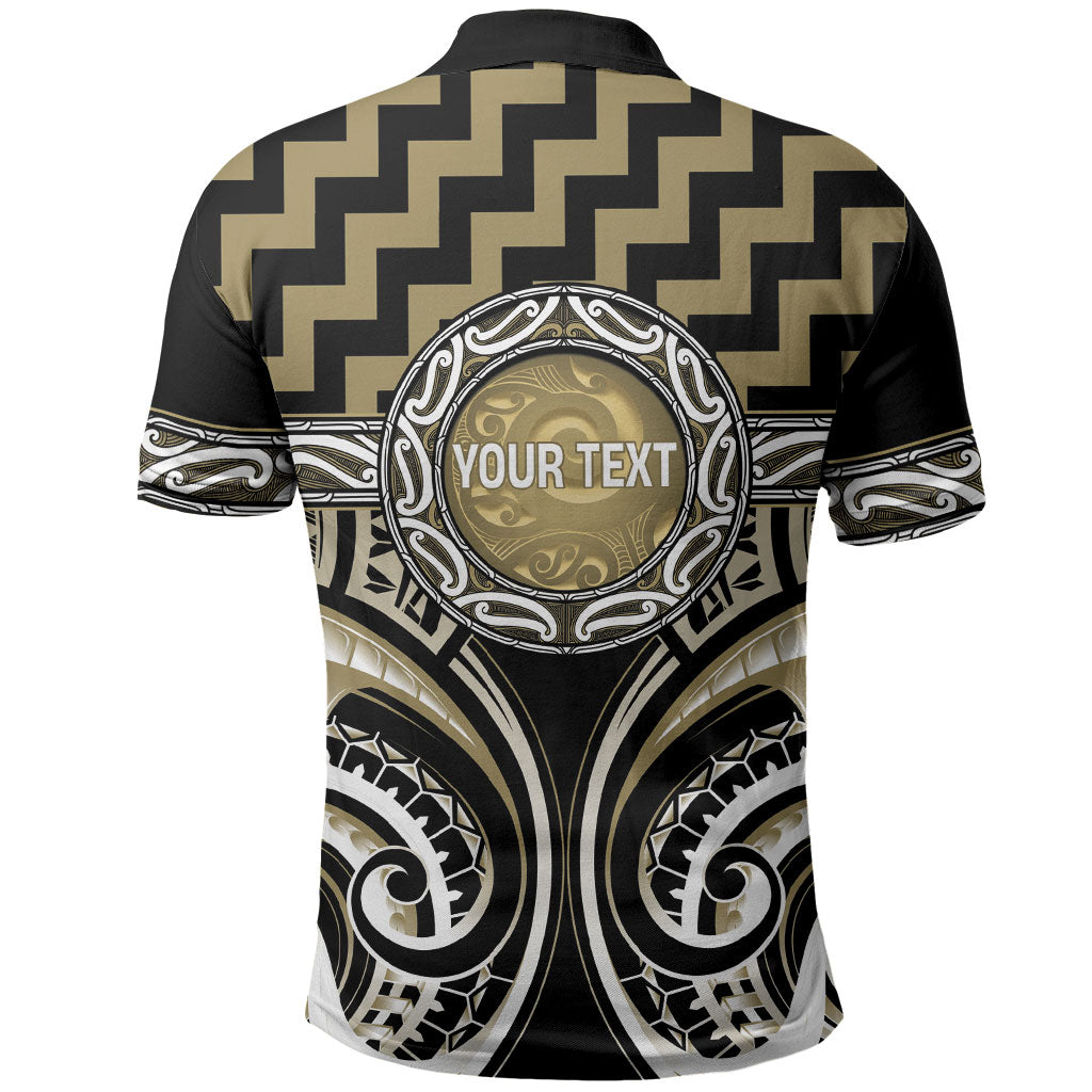 Aotearoa Waikato Tainui Personalised Polo Shirt Maori Iwi Poutama Puhoro Tattoo LT14 - Polynesian Pride