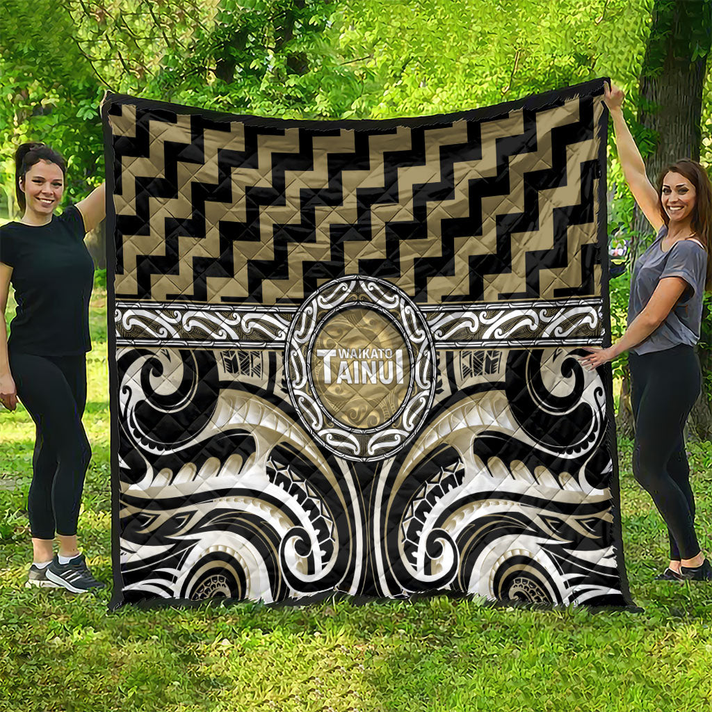 Aotearoa Waikato Tainui Quilt Maori Iwi Poutama Puhoro Tattoo LT14 - Polynesian Pride
