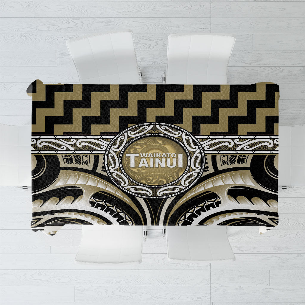 Aotearoa Waikato Tainui Tablecloth Maori Iwi Poutama Puhoro Tattoo