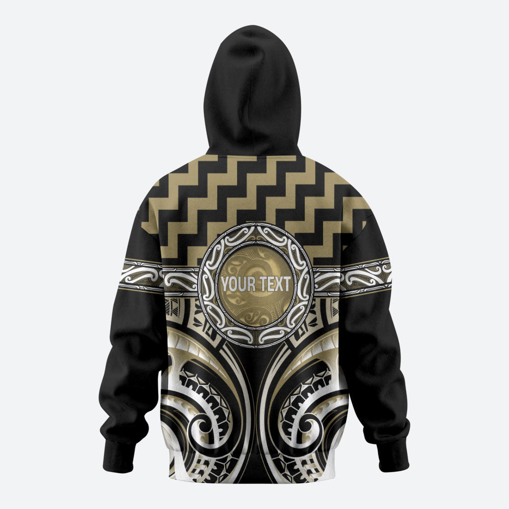Aotearoa Waikato Tainui Personalised Zip Hoodie Maori Iwi Poutama Puhoro Tattoo LT14 - Polynesian Pride