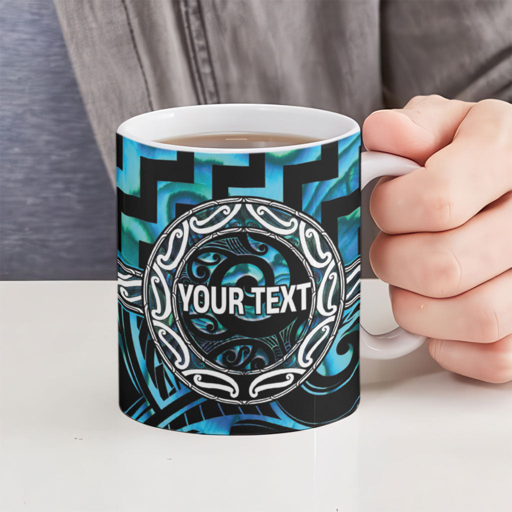 Aotearoa Ngati Kahungunu Personalised Ceramic Mug Maori Iwi Poutama Puhoro Tattoo LT14 - Polynesian Pride