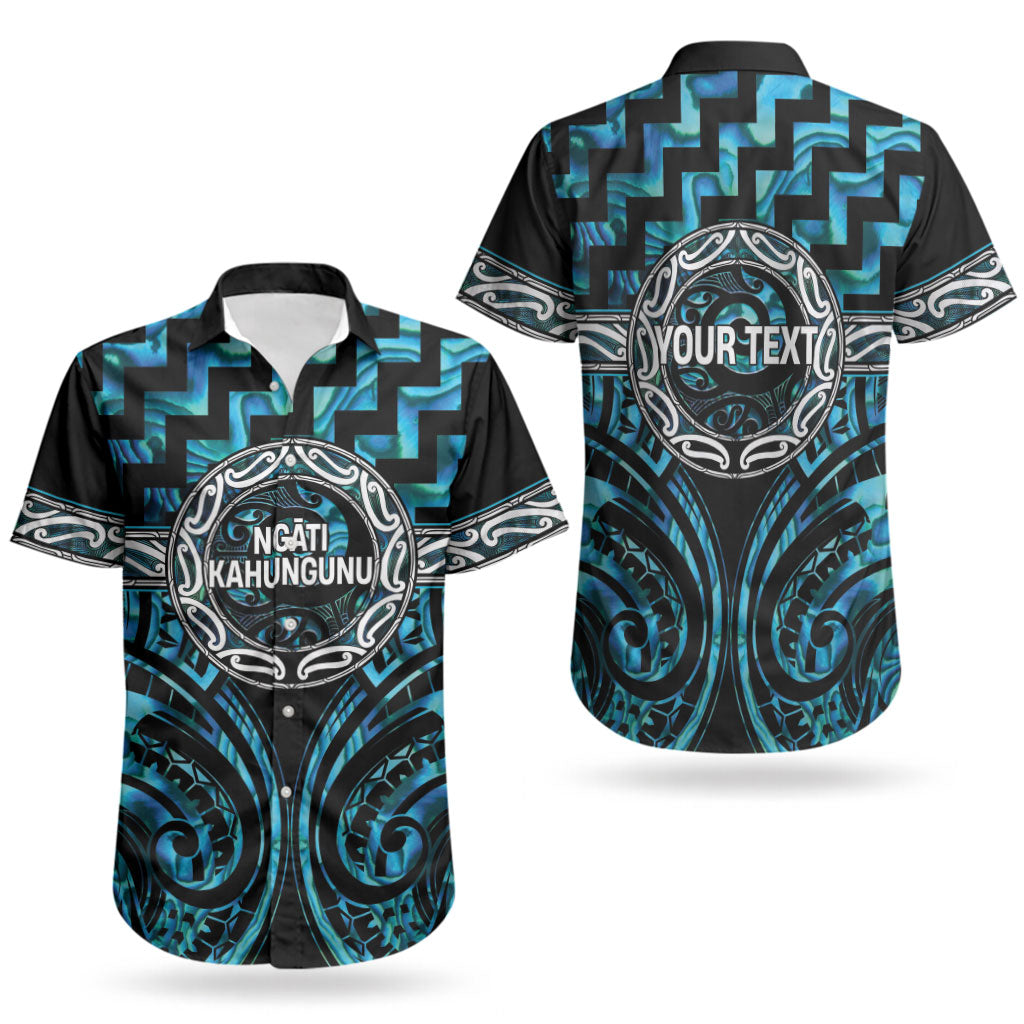 Aotearoa Ngati Kahungunu Personalised Couples Matching Tank Maxi Dress and Hawaiian Shirt Maori Iwi Poutama Puhoro Tattoo LT14 - Polynesian Pride