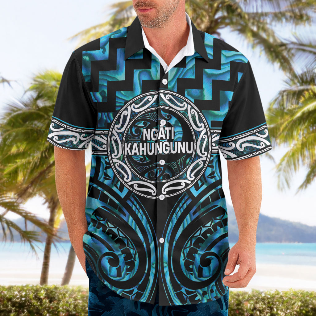Aotearoa Ngati Kahungunu Personalised Hawaiian Shirt Maori Iwi Poutama Puhoro Tattoo LT14 - Polynesian Pride