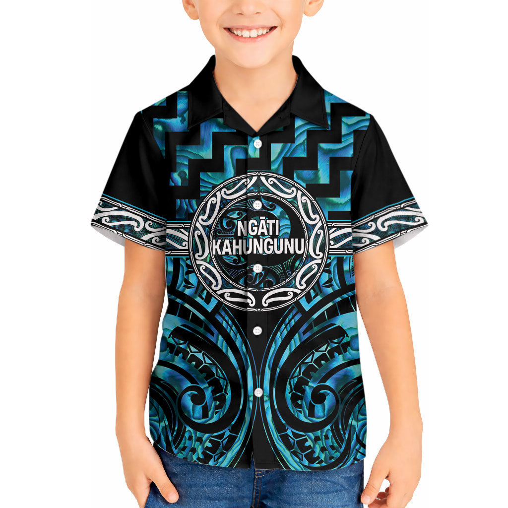Aotearoa Ngati Kahungunu Personalised Hawaiian Shirt Maori Iwi Poutama Puhoro Tattoo LT14 - Polynesian Pride