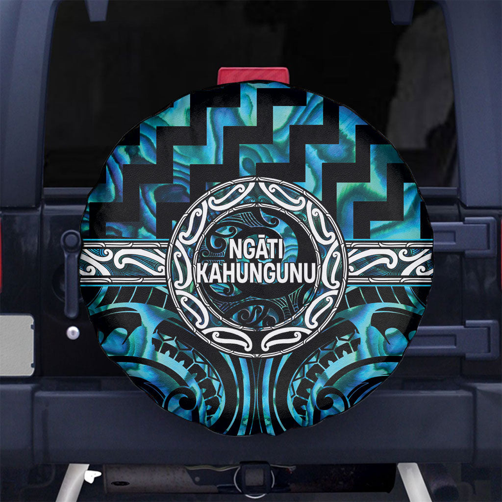 Aotearoa Ngati Kahungunu Spare Tire Cover Maori Iwi Poutama Puhoro Tattoo