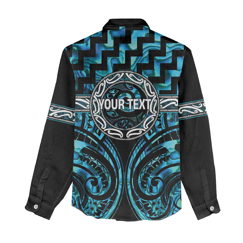 Aotearoa Ngati Kahungunu Personalised Women Casual Shirt Maori Iwi Poutama Puhoro Tattoo LT14 - Polynesian Pride