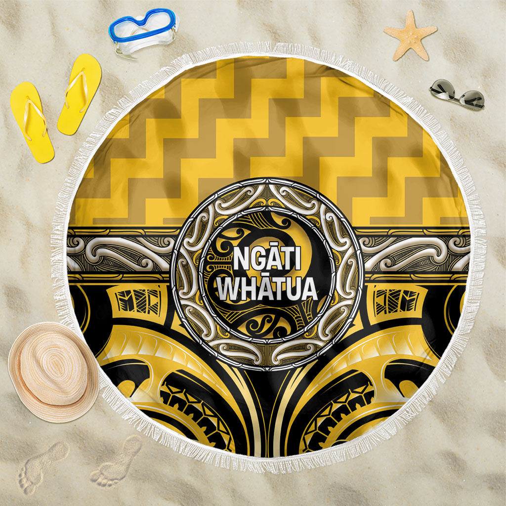 Aotearoa Ngati Whatua Beach Blanket Maori Iwi Poutama Puhoro Tattoo