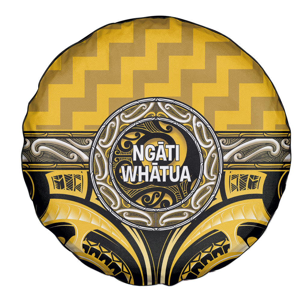 Aotearoa Ngati Whatua Spare Tire Cover Maori Iwi Poutama Puhoro Tattoo LT14 - Polynesian Pride