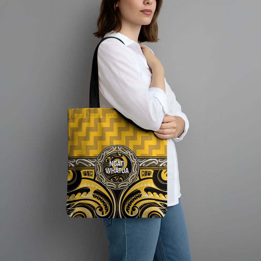 Aotearoa Ngati Whatua Tote Bag Maori Iwi Poutama Puhoro Tattoo LT14 - Polynesian Pride
