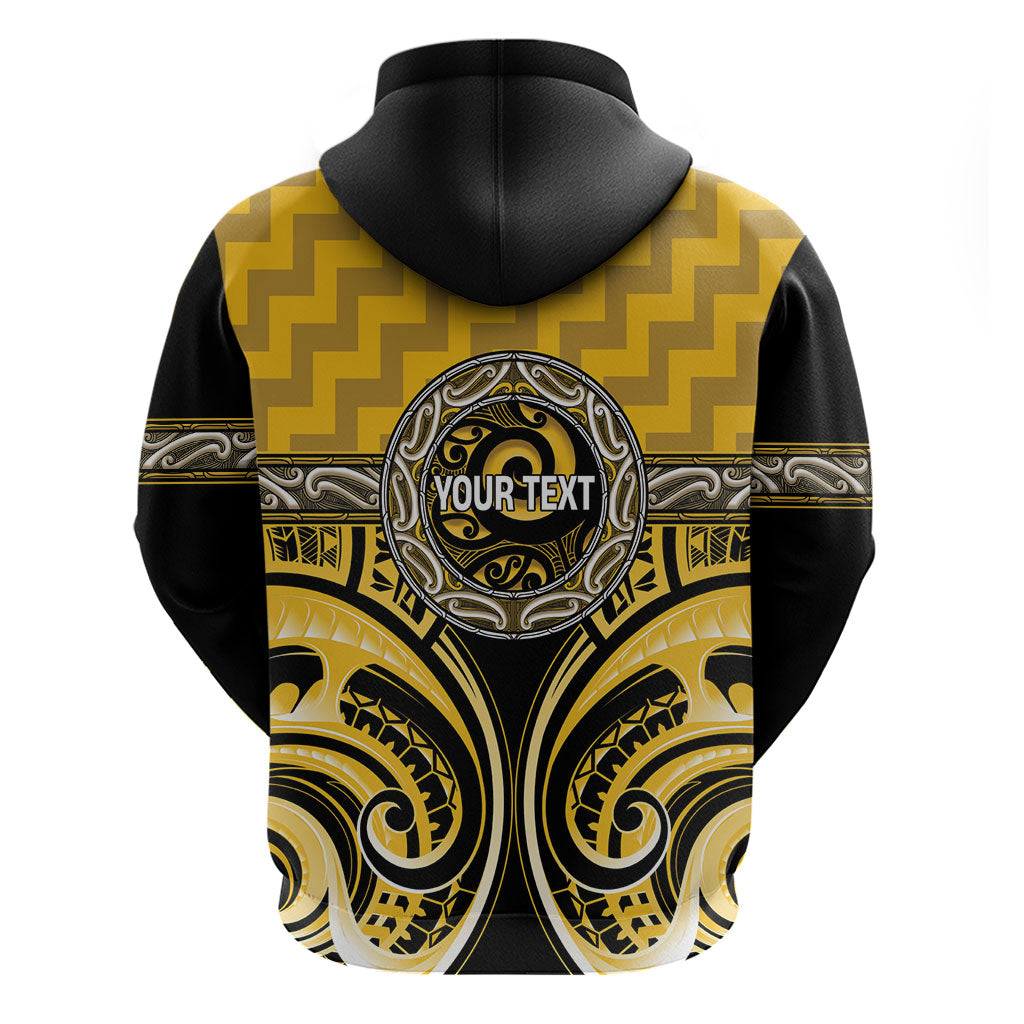 Aotearoa Ngati Whatua Personalised Zip Hoodie Maori Iwi Poutama Puhoro Tattoo LT14 - Polynesian Pride