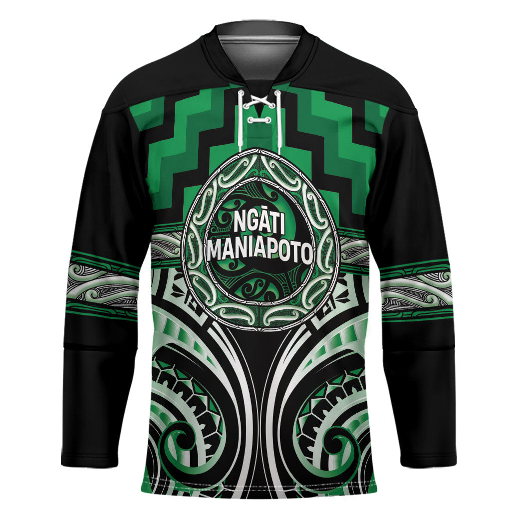 Aotearoa Ngati Maniapoto Personalised Hockey Jersey Maori Iwi Poutama Puhoro Tattoo