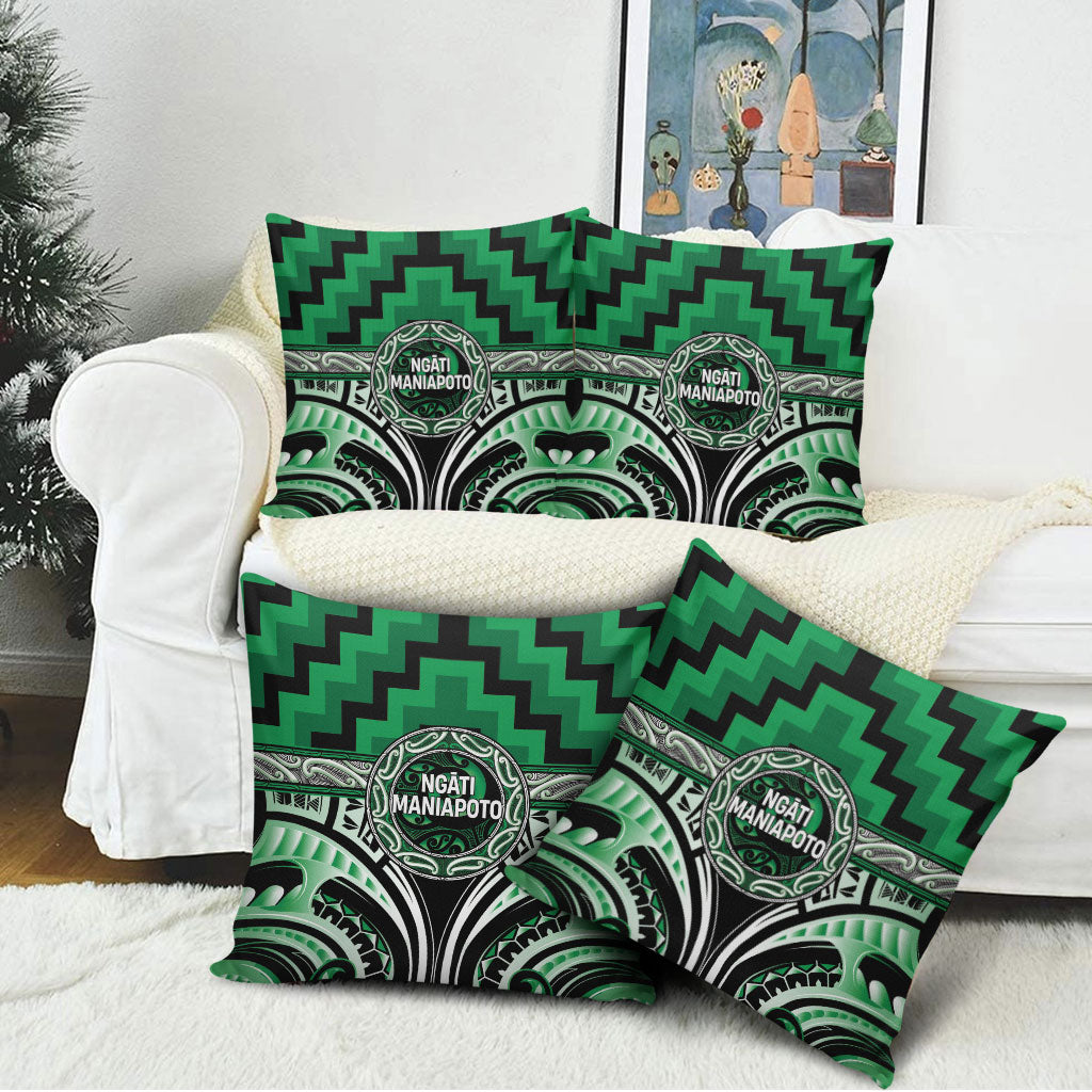 Aotearoa Ngati Maniapoto Pillow Cover Maori Iwi Poutama Puhoro Tattoo LT14 - Polynesian Pride