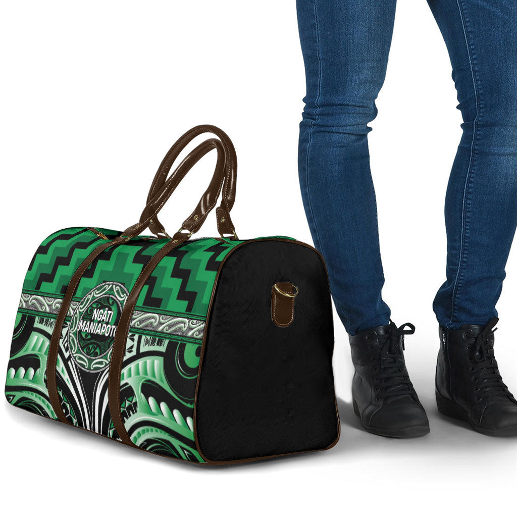Aotearoa Ngati Maniapoto Travel Bag Maori Iwi Poutama Puhoro Tattoo LT14 - Polynesian Pride