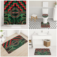 Aotearoa Ngai Tuhoe Bathroom Set Maori Iwi Poutama Puhoro Tattoo LT14 - Polynesian Pride