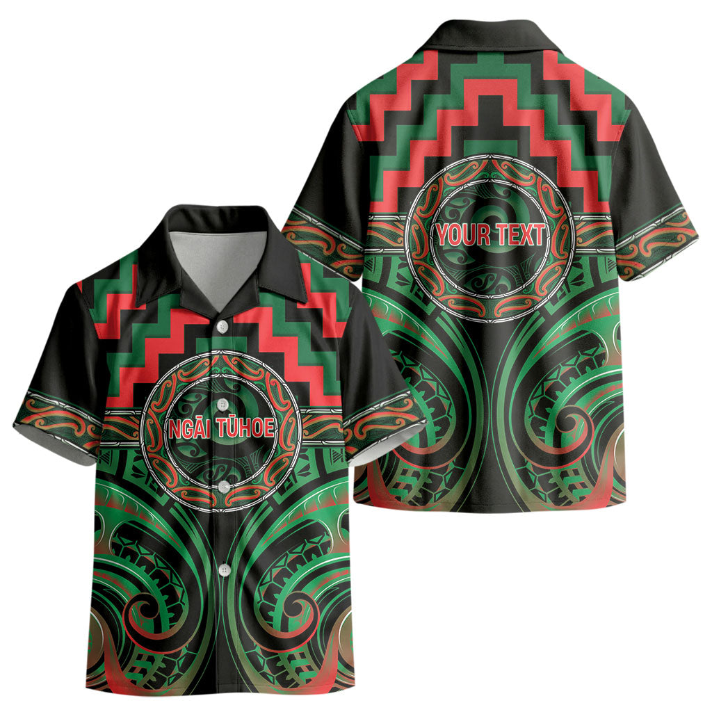 Aotearoa Ngai Tuhoe Personalised Kid Hawaiian Shirt Maori Iwi Poutama Puhoro Tattoo LT14 - Polynesian Pride