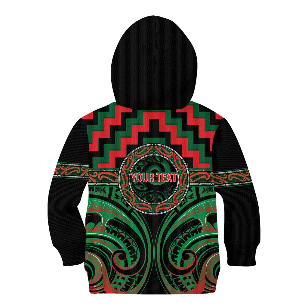 Aotearoa Ngai Tuhoe Personalised Kid Hoodie Maori Iwi Poutama Puhoro Tattoo LT14 - Polynesian Pride
