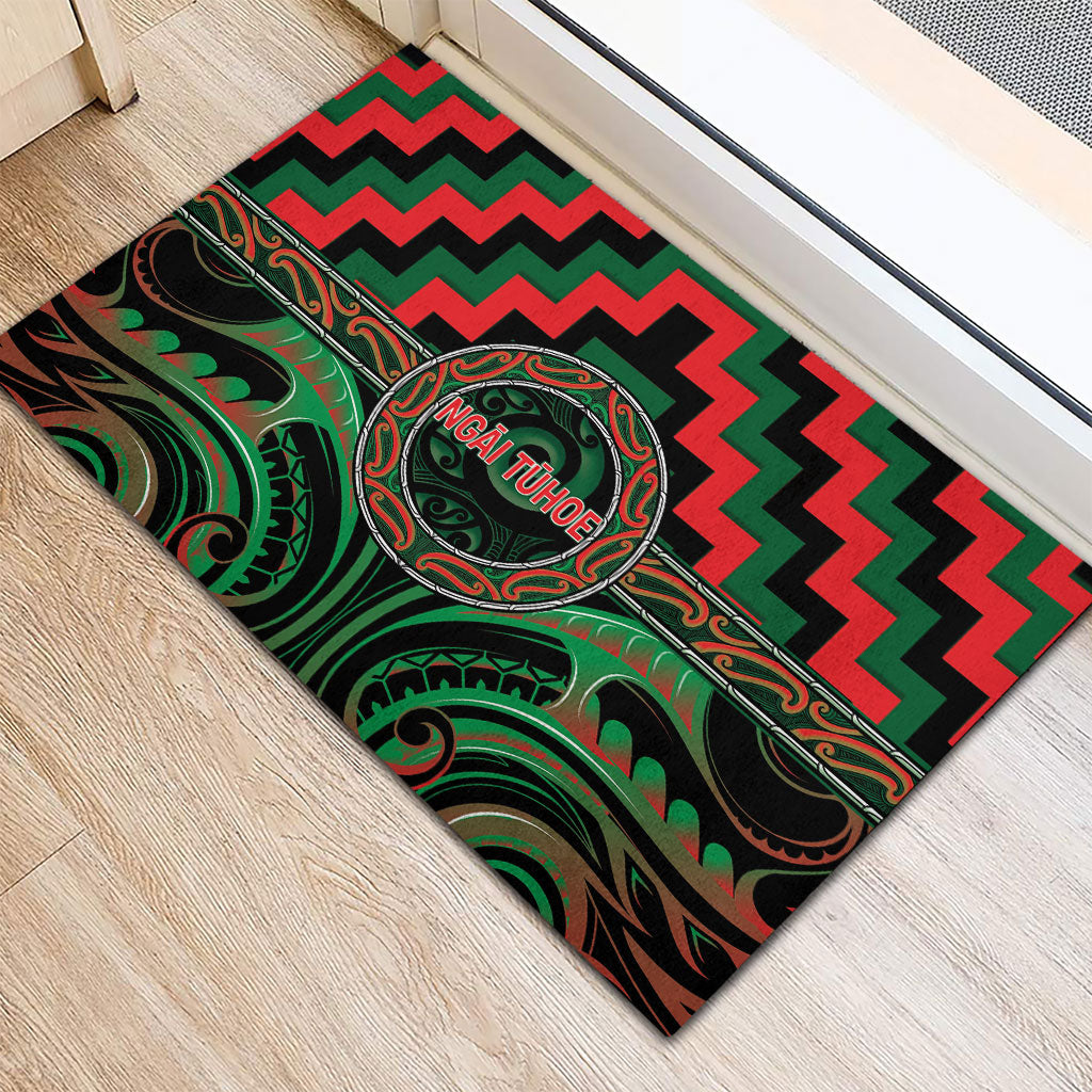 Aotearoa Ngai Tuhoe Rubber Doormat Maori Iwi Poutama Puhoro Tattoo LT14 - Polynesian Pride