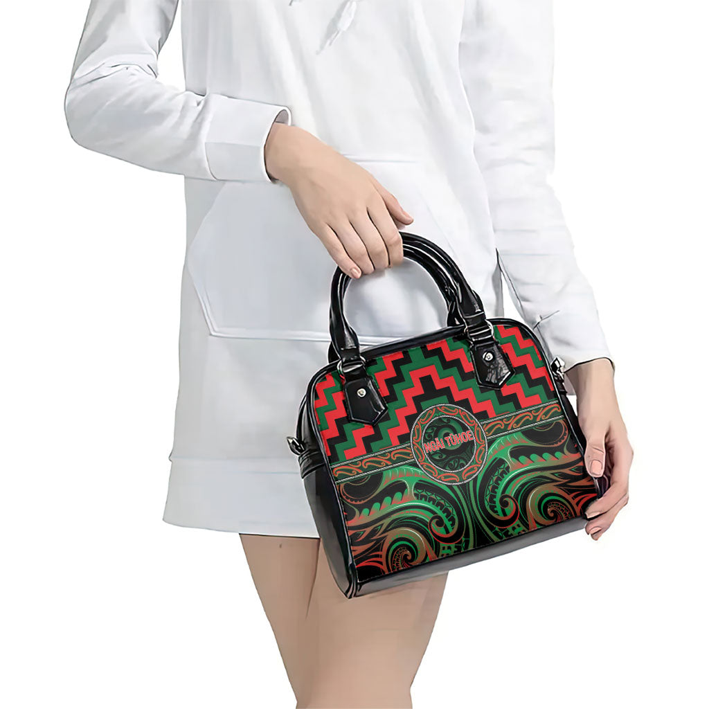 Aotearoa Ngai Tuhoe Shoulder Handbag Maori Iwi Poutama Puhoro Tattoo LT14 - Polynesian Pride