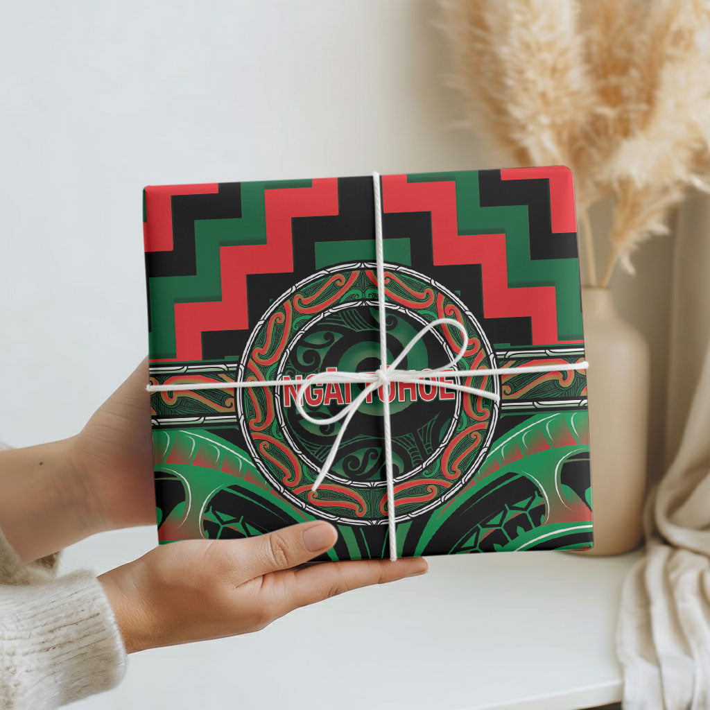Aotearoa Ngai Tuhoe Wrapping Paper Maori Iwi Poutama Puhoro Tattoo LT14 - Polynesian Pride