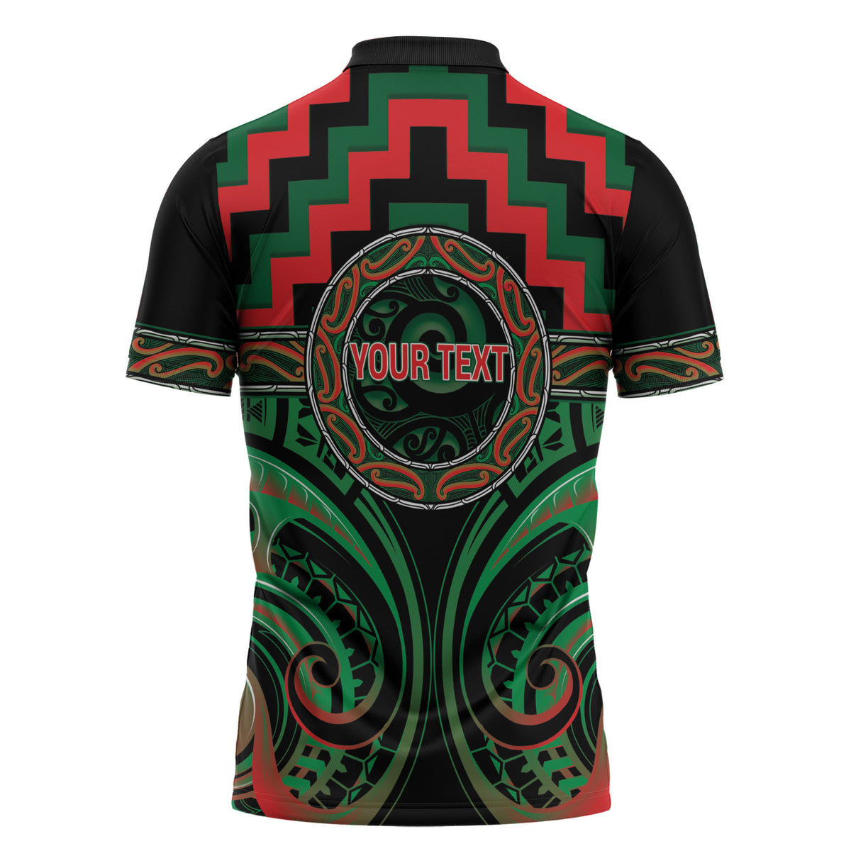 Aotearoa Ngai Tuhoe Personalised Zipper Polo Shirt Maori Iwi Poutama Puhoro Tattoo LT14 - Polynesian Pride