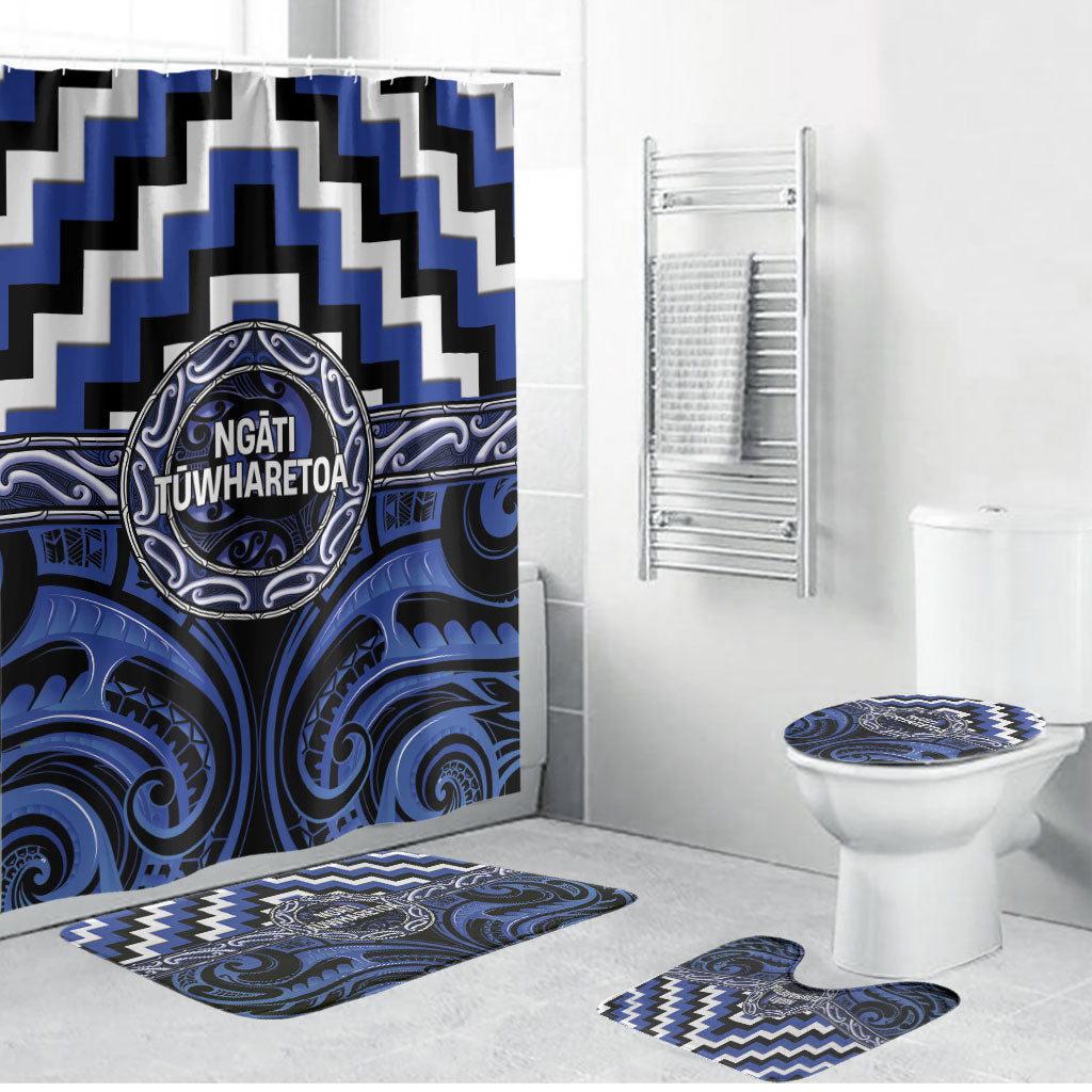 Aotearoa Ngati Tuwharetoa Bathroom Set Maori Iwi Poutama Puhoro Tattoo