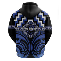 Aotearoa Ngati Tuwharetoa Personalised Hoodie Maori Iwi Poutama Puhoro Tattoo LT14 - Polynesian Pride