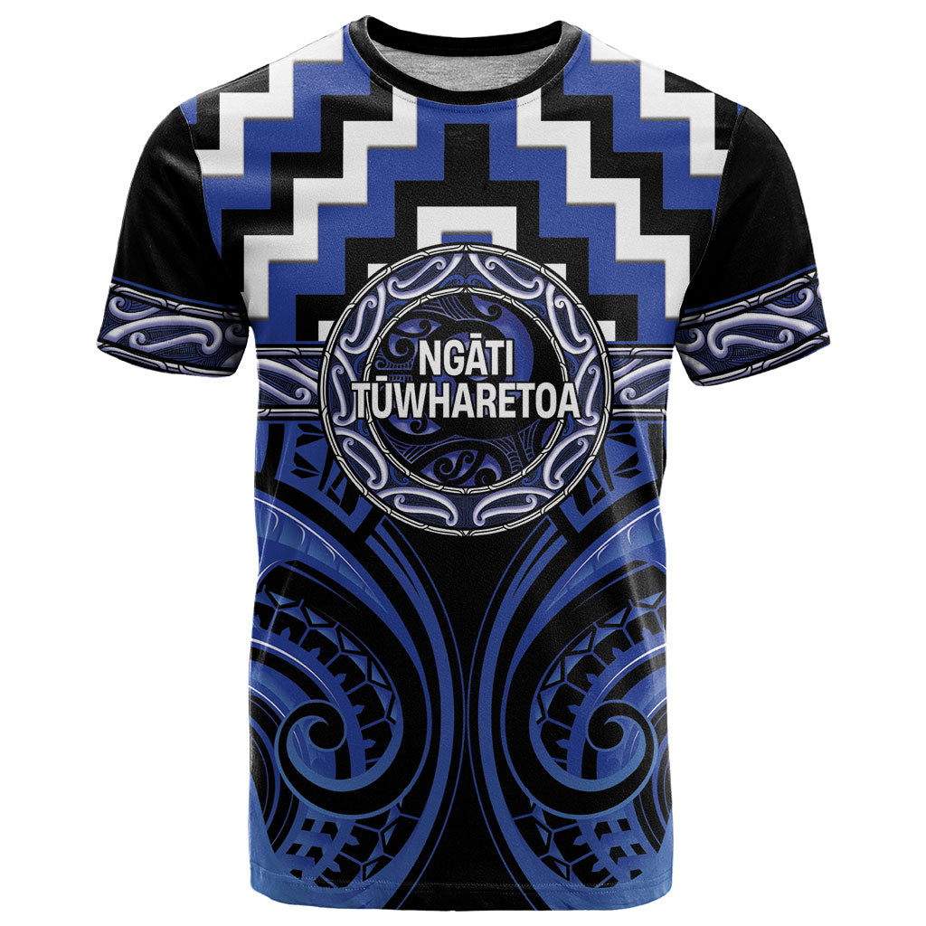 Aotearoa Ngati Tuwharetoa Personalised T Shirt Maori Iwi Poutama Puhoro Tattoo