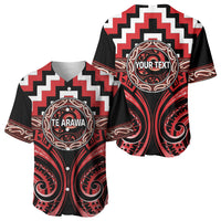 Aotearoa Te Arawa Personalised Baseball Jersey Maori Iwi Poutama Puhoro Tattoo LT14 - Polynesian Pride