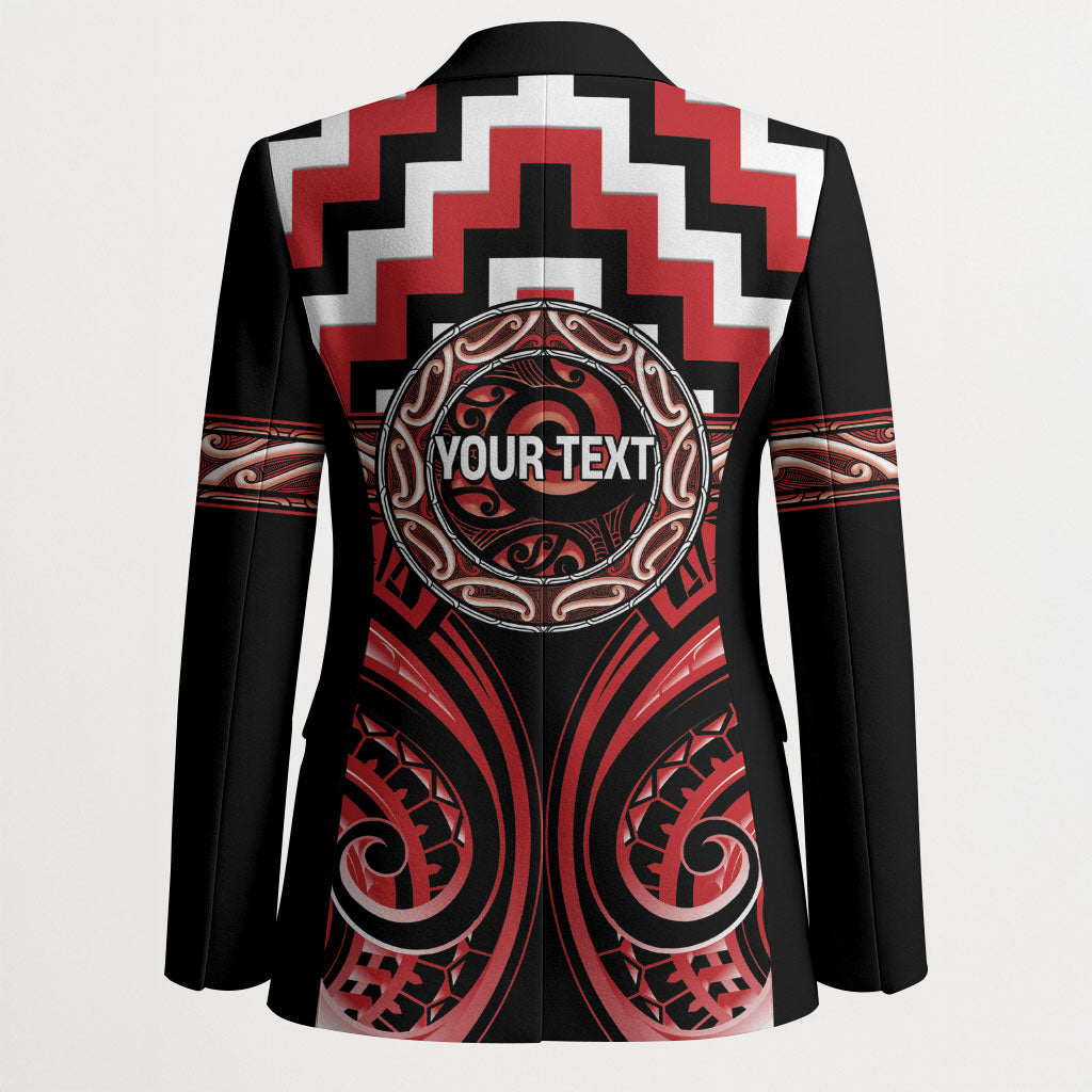 Aotearoa Te Arawa Personalised Blazer Maori Iwi Poutama Puhoro Tattoo LT14 - Polynesian Pride