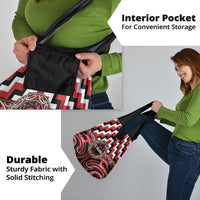 Aotearoa Te Arawa Grocery Bag Maori Iwi Poutama Puhoro Tattoo LT14 - Polynesian Pride