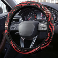 Aotearoa Te Arawa Steering Wheel Cover Maori Iwi Poutama Puhoro Tattoo LT14 - Polynesian Pride
