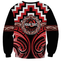 Aotearoa Te Arawa Personalised Sweatshirt Maori Iwi Poutama Puhoro Tattoo LT14 - Polynesian Pride