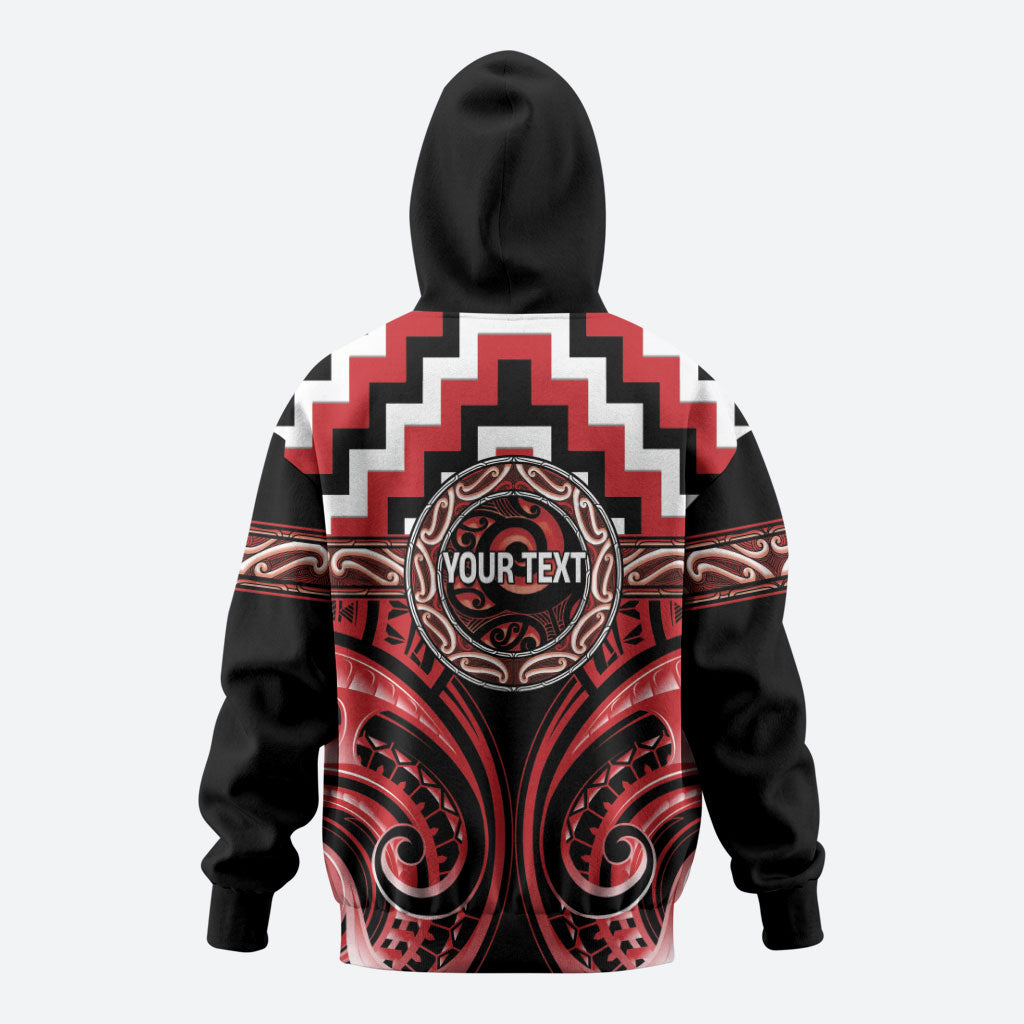 Aotearoa Te Arawa Personalised Zip Hoodie Maori Iwi Poutama Puhoro Tattoo LT14 - Polynesian Pride