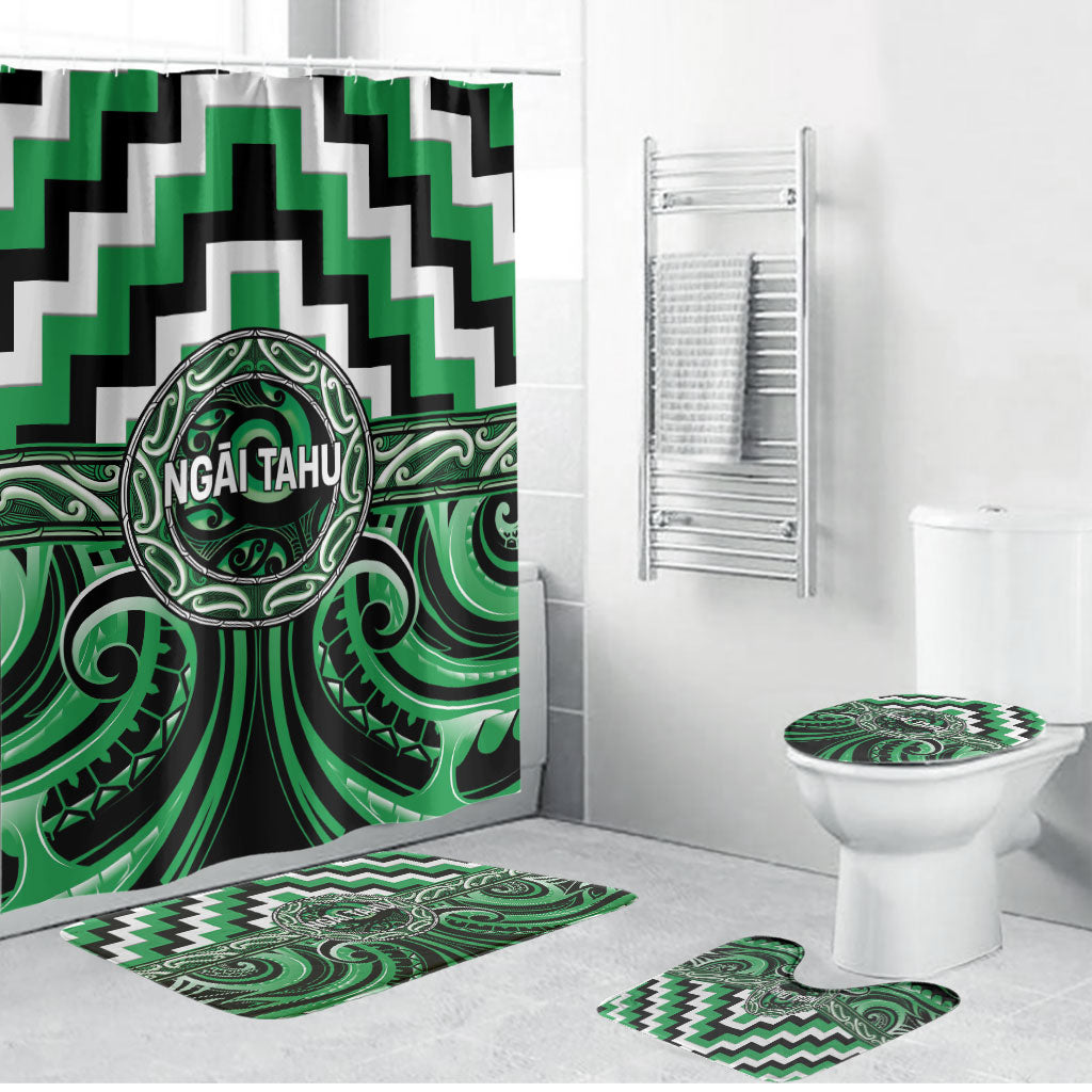 Aotearoa Ngai Tahu Bathroom Set Maori Iwi Poutama Puhoro Tattoo