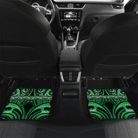 Aotearoa Ngai Tahu Personalised Car Mats Maori Iwi Poutama Puhoro Tattoo LT14 Set 2pcs - Back Green - Polynesian Pride