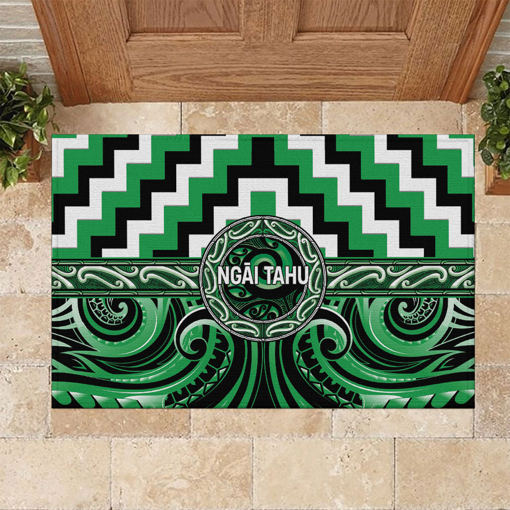 Aotearoa Ngai Tahu Rubber Doormat Maori Iwi Poutama Puhoro Tattoo