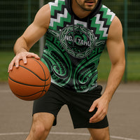 Aotearoa Ngai Tahu Personalised Sleeveless Hoodie Maori Iwi Poutama Puhoro Tattoo LT14 - Polynesian Pride