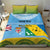 Personalised Malampa Fiji Day Bedding Set 10 October Fijian Tapa Flag Style