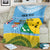 Personalised Malampa Fiji Day Blanket 10 October Fijian Tapa Flag Style