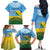 Personalised Malampa Fiji Day Family Matching Off The Shoulder Long Sleeve Dress and Hawaiian Shirt 10 October Fijian Tapa Flag Style