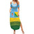 Personalised Malampa Fiji Day Family Matching Summer Maxi Dress and Hawaiian Shirt 10 October Fijian Tapa Flag Style