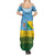 Personalised Malampa Fiji Day Family Matching Summer Maxi Dress and Hawaiian Shirt 10 October Fijian Tapa Flag Style