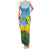 Personalised Malampa Fiji Day Family Matching Tank Maxi Dress and Hawaiian Shirt 10 October Fijian Tapa Flag Style