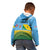 Personalised Malampa Fiji Day Kid Hoodie 10 October Fijian Tapa Flag Style