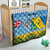 Personalised Malampa Fiji Day Quilt 10 October Fijian Tapa Flag Style